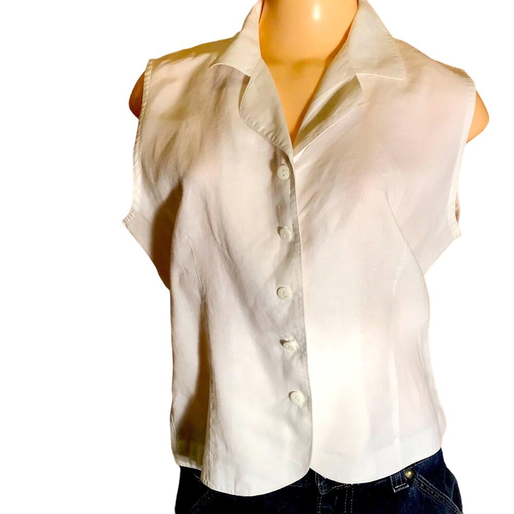 Edward White Pure Linen Top. M